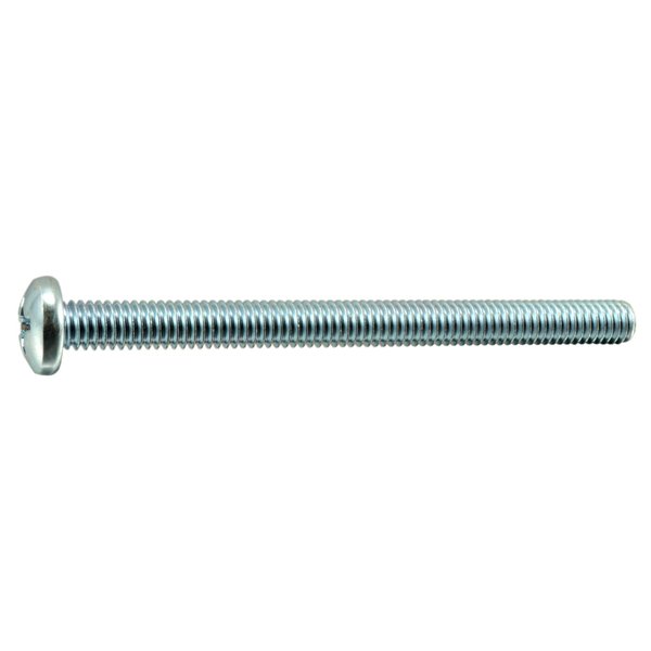 Midwest Fastener 5/16"-18 x 4 in Phillips Pan Machine Screw, Zinc Plated Steel, 25 PK 54760